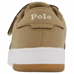 Barn Ralph Lauren Junior Masters Court Ps C-khaki Super Suede/cream Pp