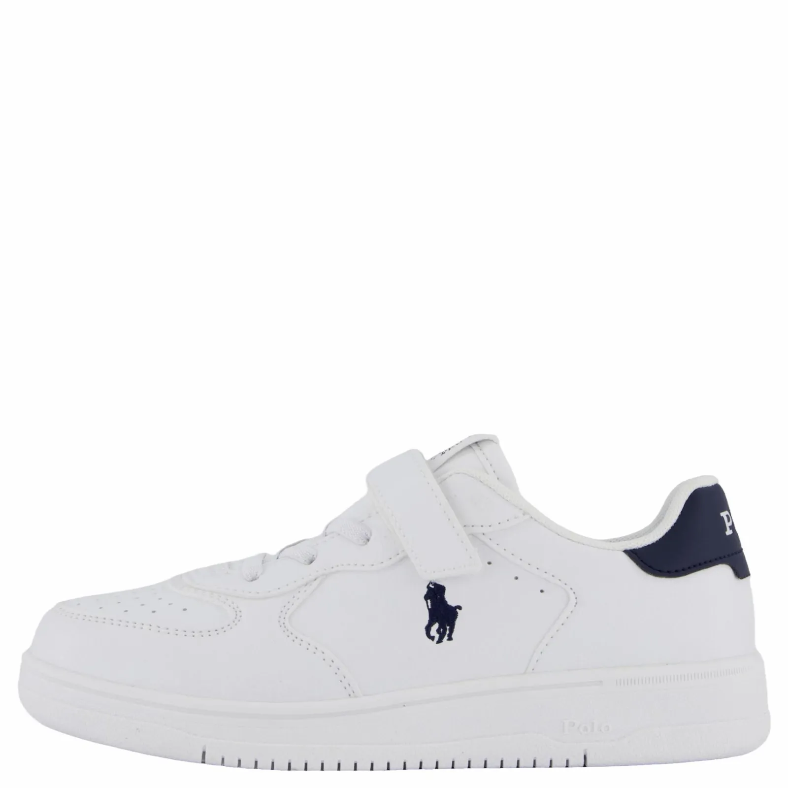 Barn Ralph Lauren Junior Masters Court Ps C-'white / Navy Tumbled