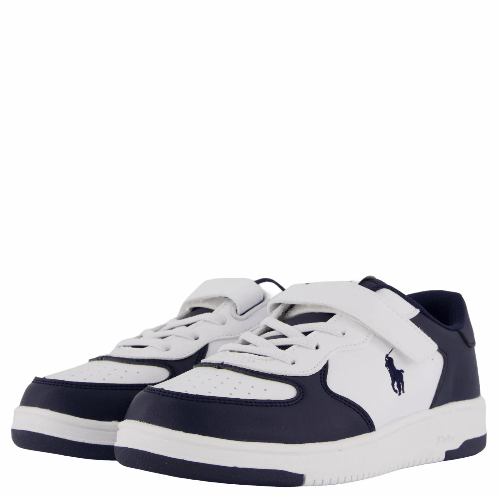 Barn Ralph Lauren Junior Masters Court Ps C-white Tumbled/navy