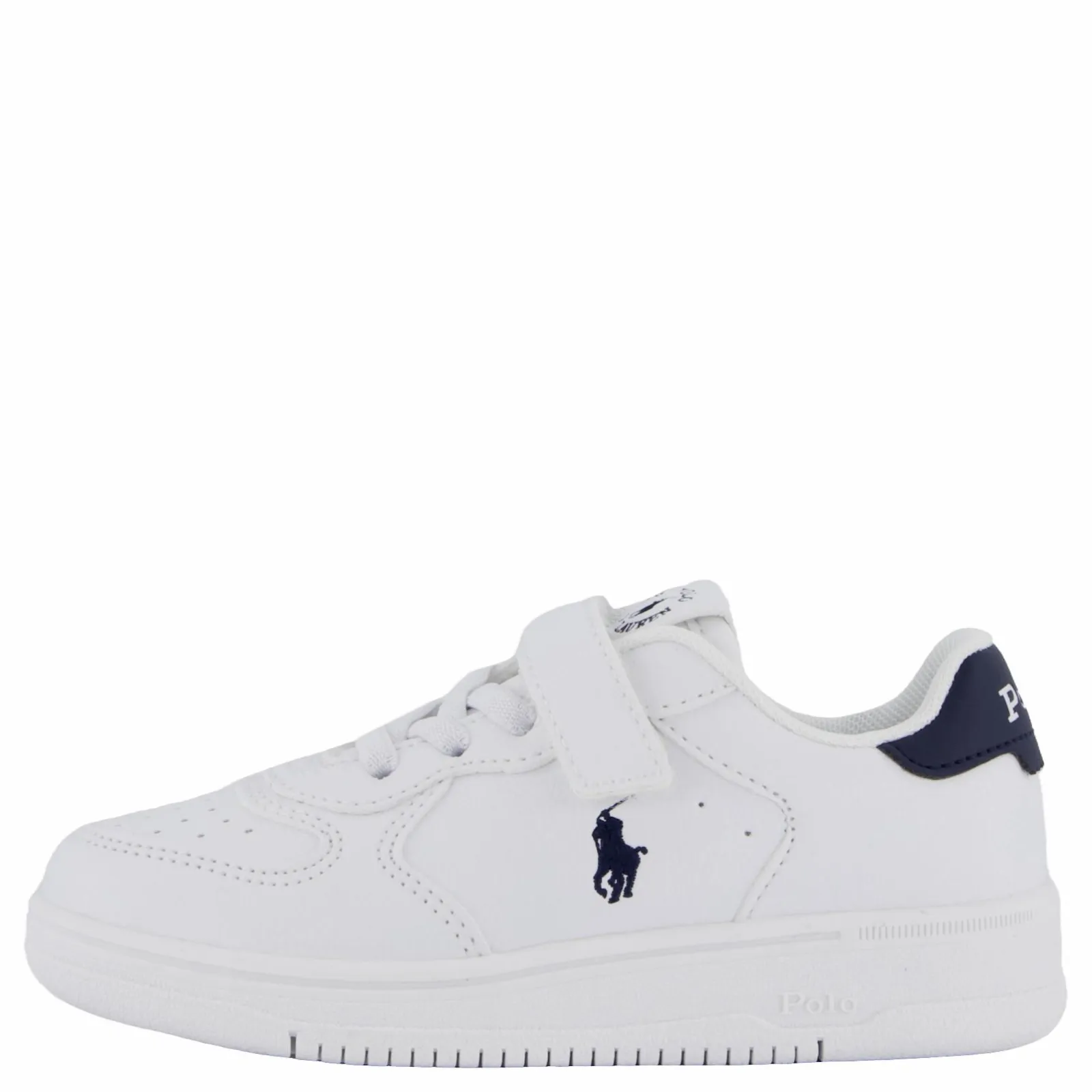 Barn Ralph Lauren Junior Masters Court Ps T-'white / Navy Tumbled