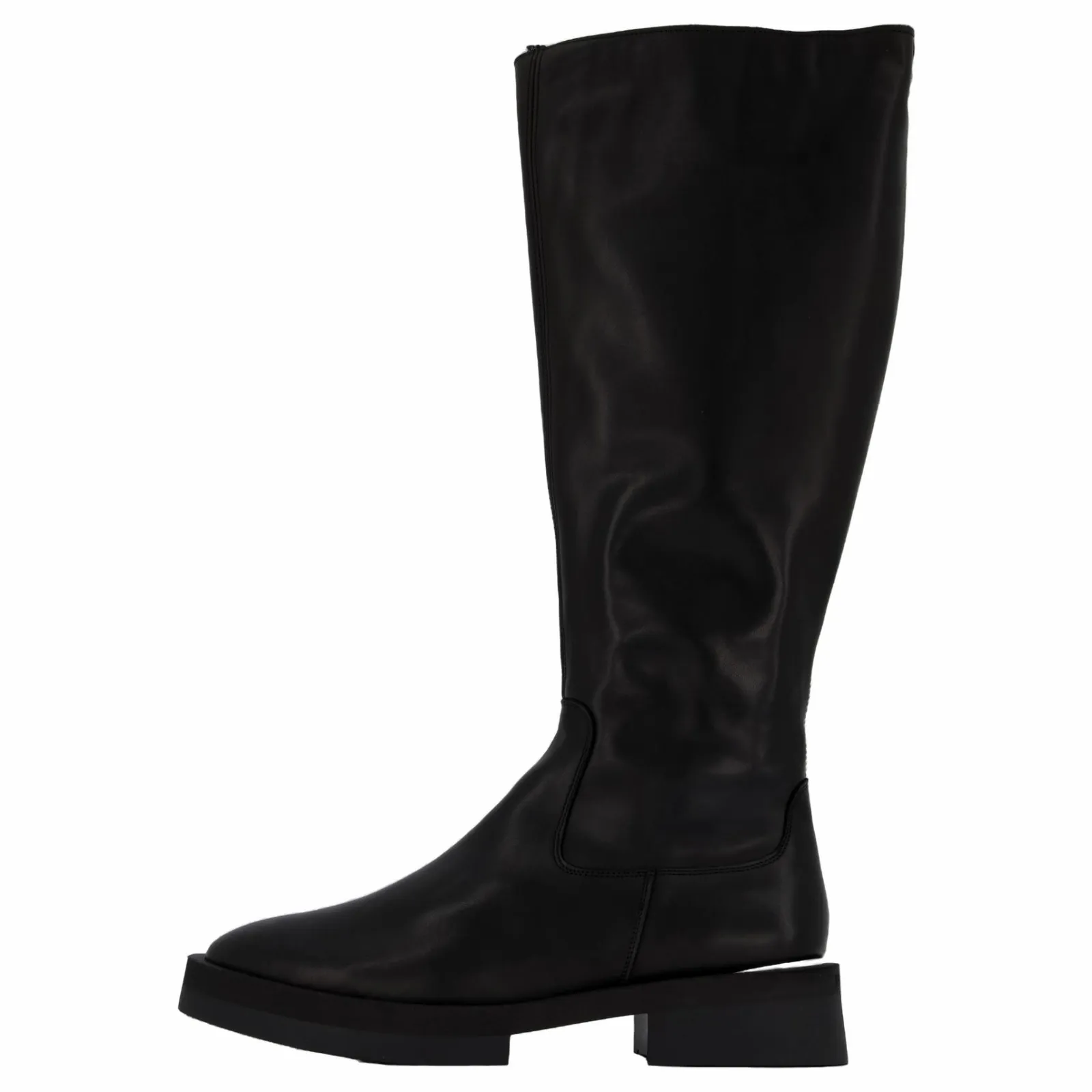 Steve Madden Medellyn High Boots Black Leather
