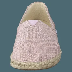 Toms Metallic Woven Rope Chalky Pink