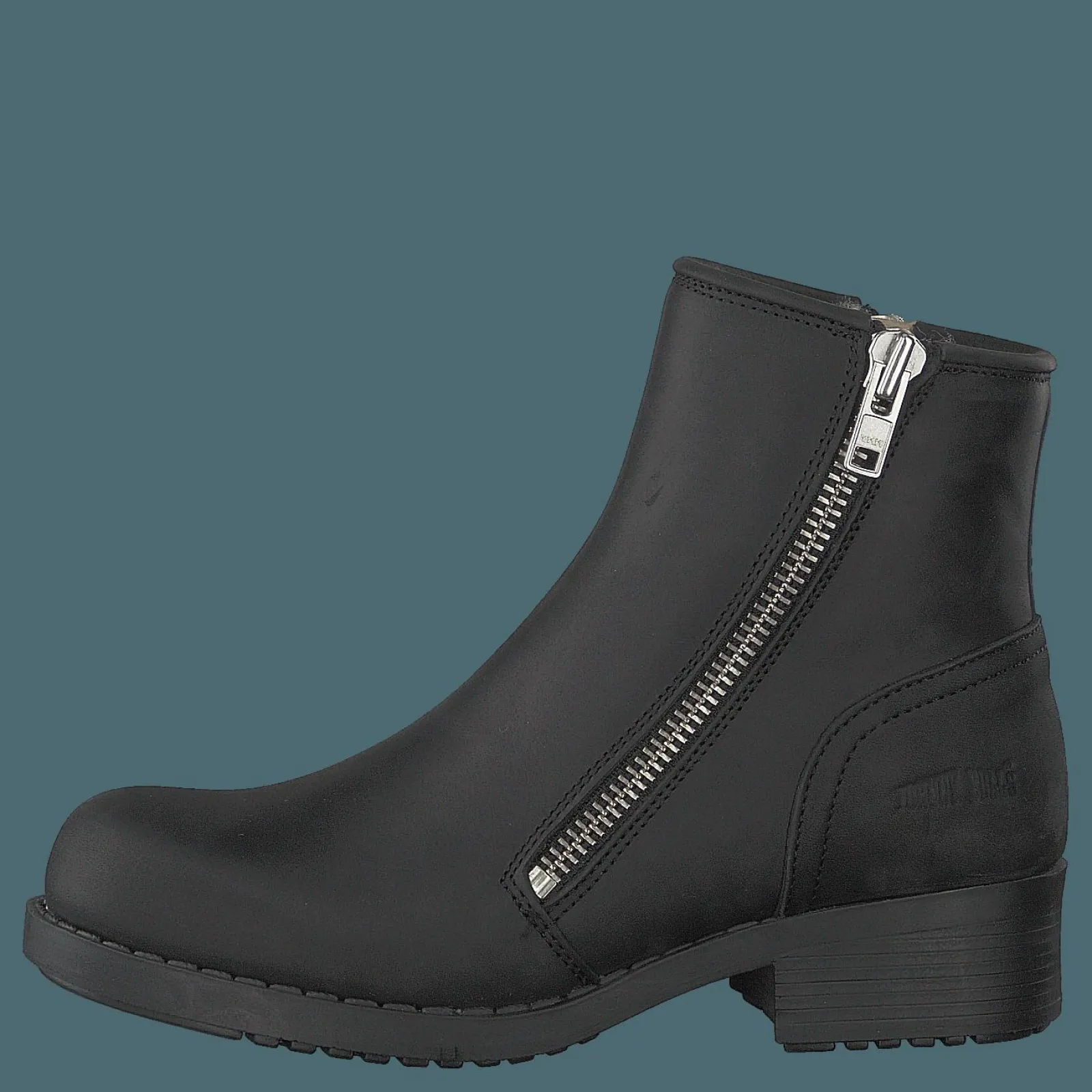 Johnny Bulls Mid Zip Boot Warm Lining Black/shiny Silver
