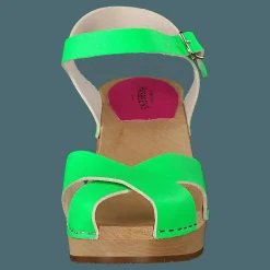 Swedish Hasbeens Mirja Neon Green