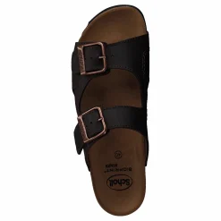Scholl Moldava Wg Ad Oiled Leather Dk Brown/rose Gold