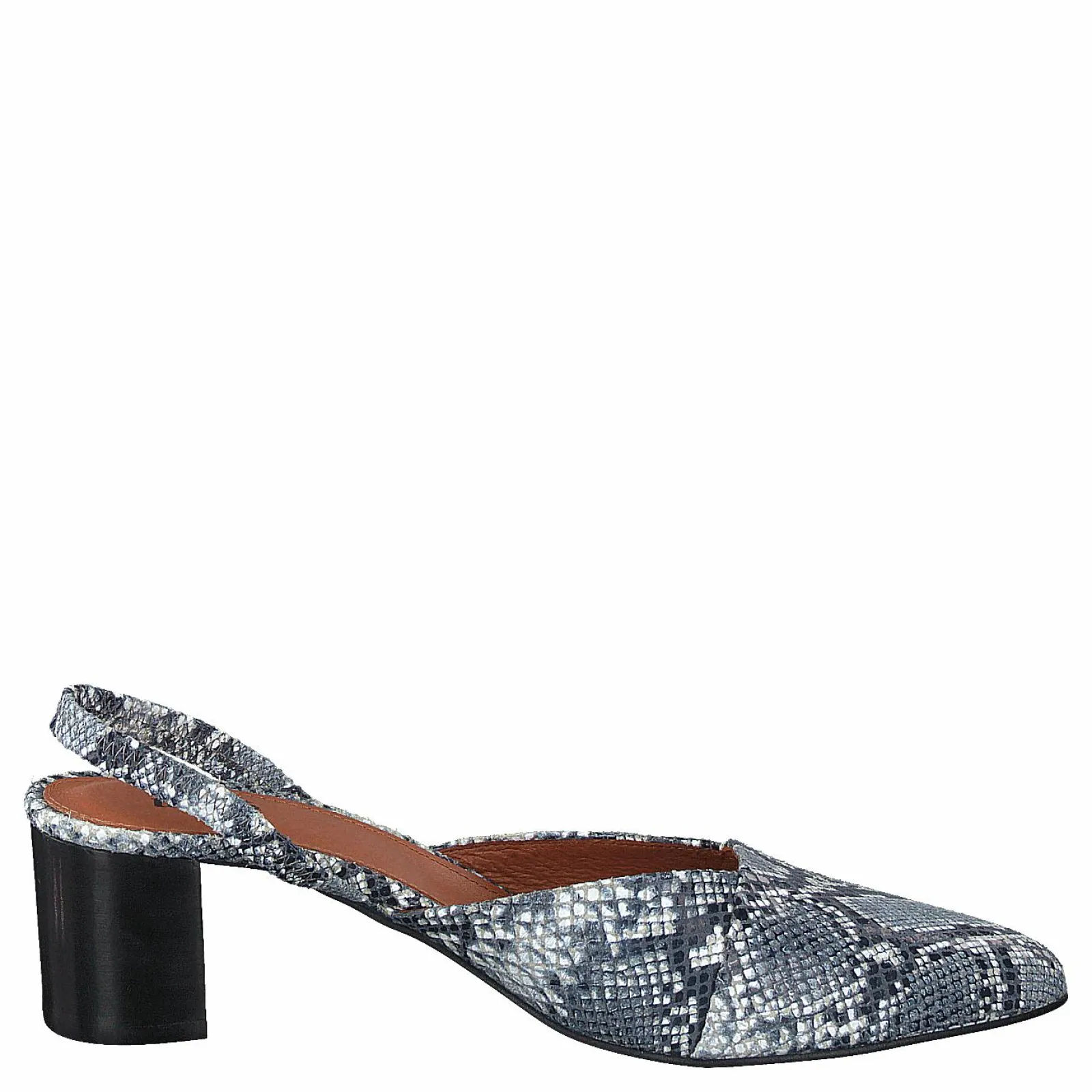 Twist & Tango Monaco Slingbacks Blue Snake