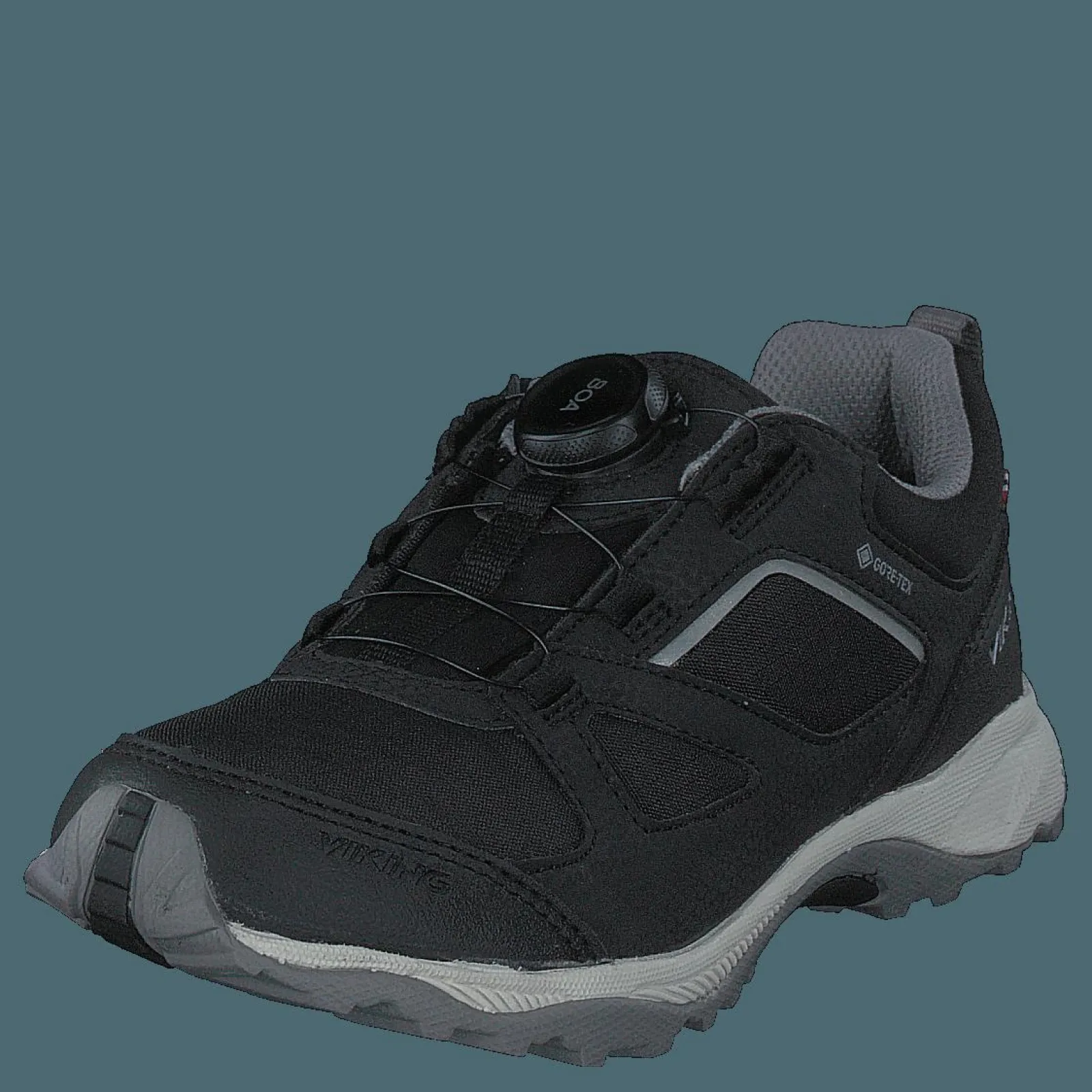 Barn Viking Nator Low Gtx Boa Black/granite