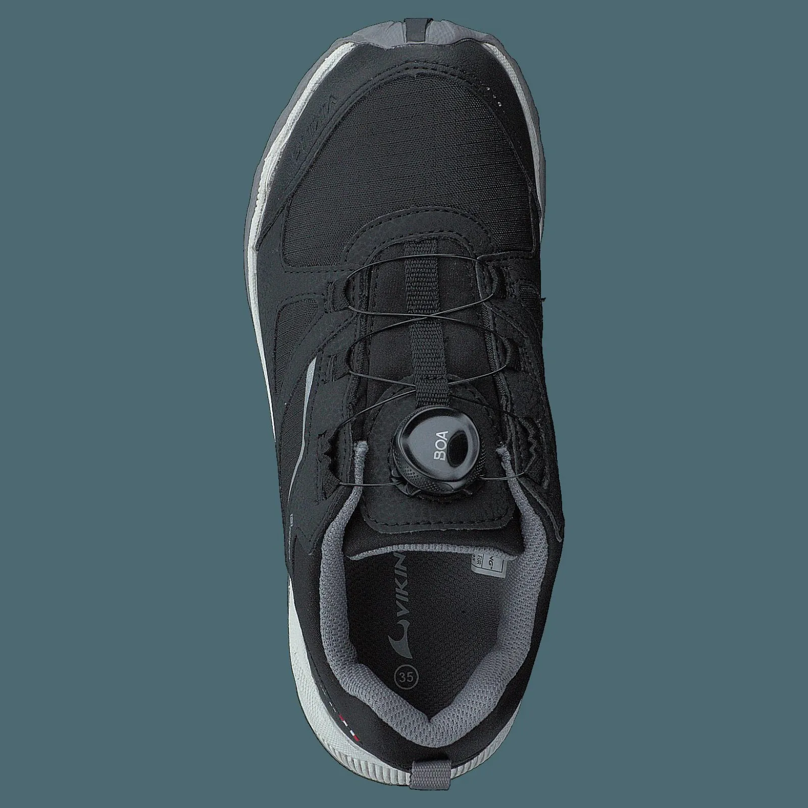 Barn Viking Nator Low Gtx Boa Black/granite