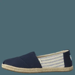 Toms Navy Canvas Ivy League On Rope Navy