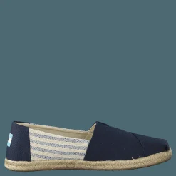 Toms Navy Canvas Ivy League On Rope Navy