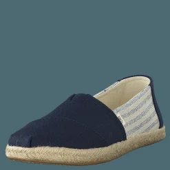 Toms Navy Canvas Ivy League On Rope Navy