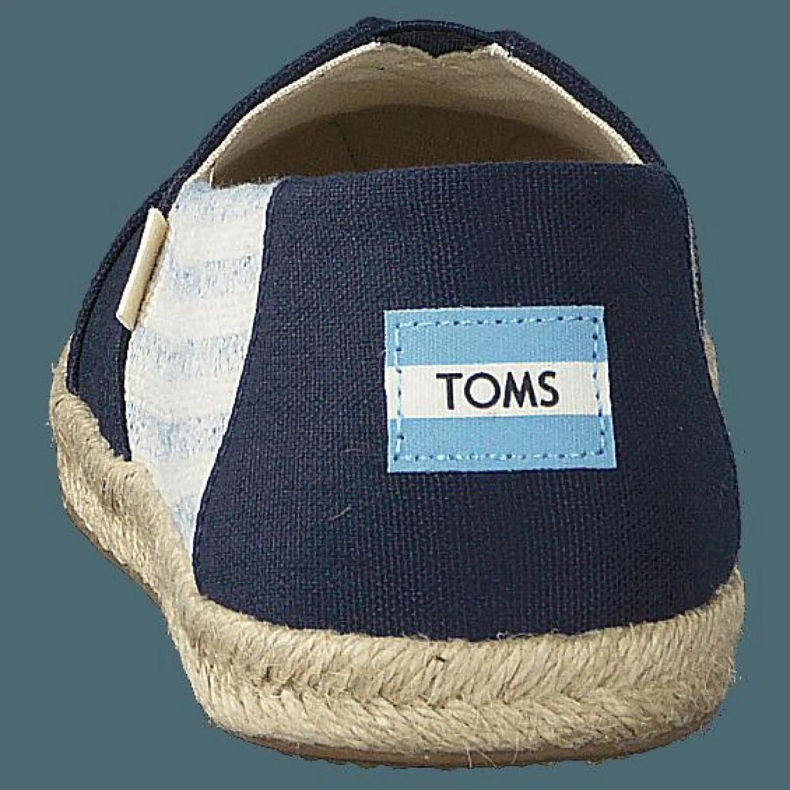 Toms Navy Canvas Ivy League On Rope Navy