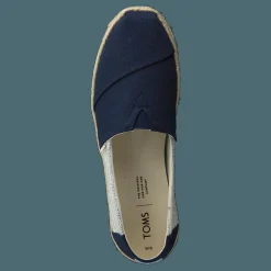 Toms Navy Canvas Ivy League On Rope Navy