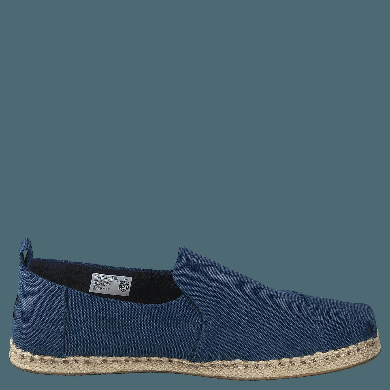 Toms Navy Washed Canvas Mn Dalr Esp Navy