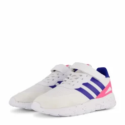 Barn adidas Nebzed Elastic Lace Top Strap Shoes Cloud White / Royal Blue / Lucid Pink
