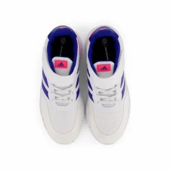 Barn adidas Nebzed Elastic Lace Top Strap Shoes Cloud White / Royal Blue / Lucid Pink
