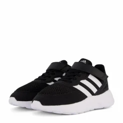 Barn adidas Nebzed Elastic Lace Top Strap Shoes Core Black / Cloud White / Cloud White
