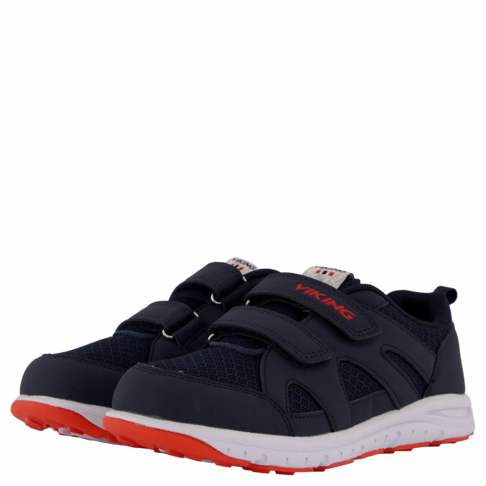 Barn Viking Odda Low Navy/red