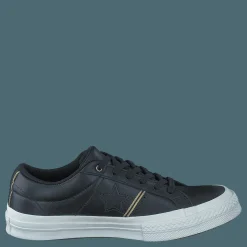 Converse One Star Black/gold/egret