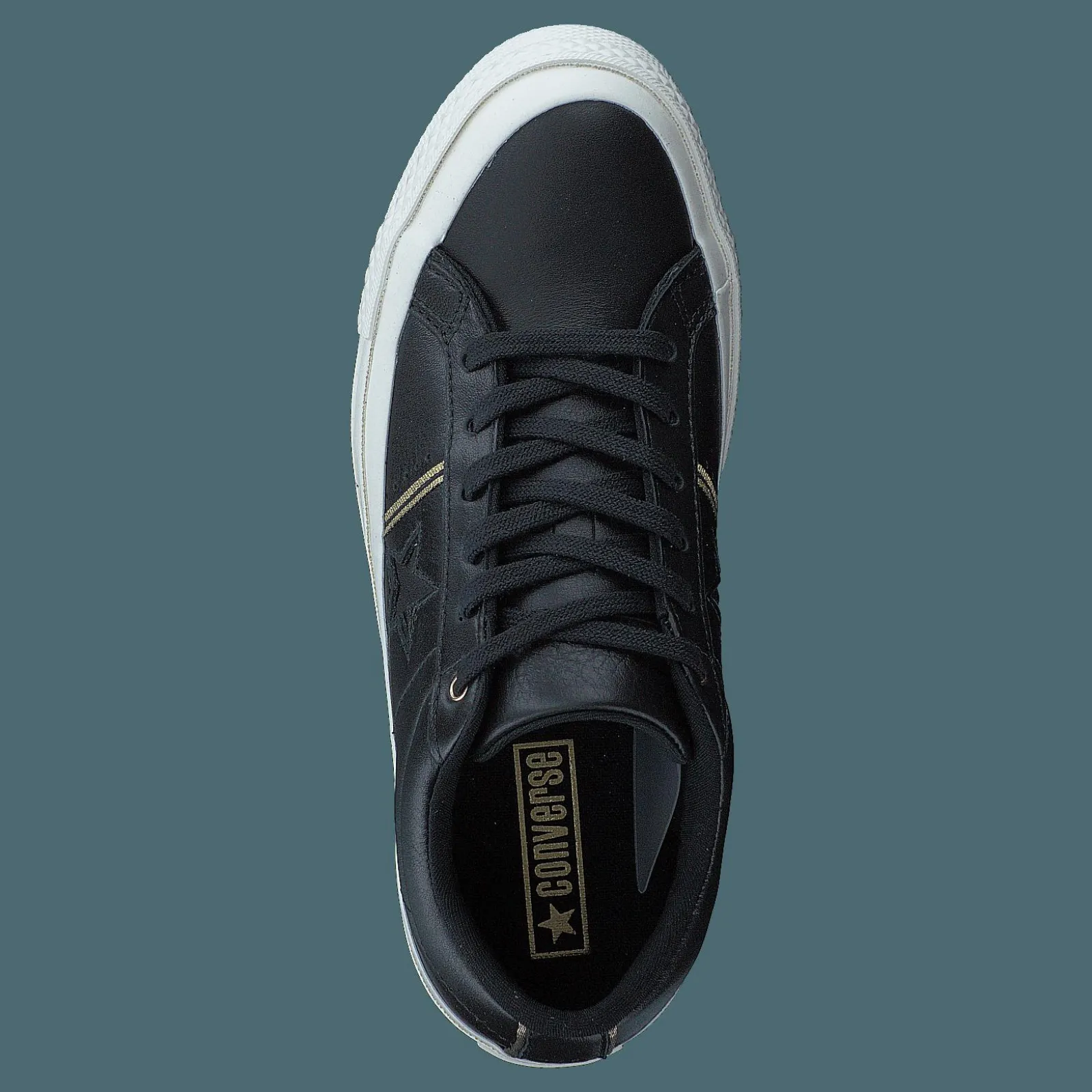 Converse One Star Black/gold/egret