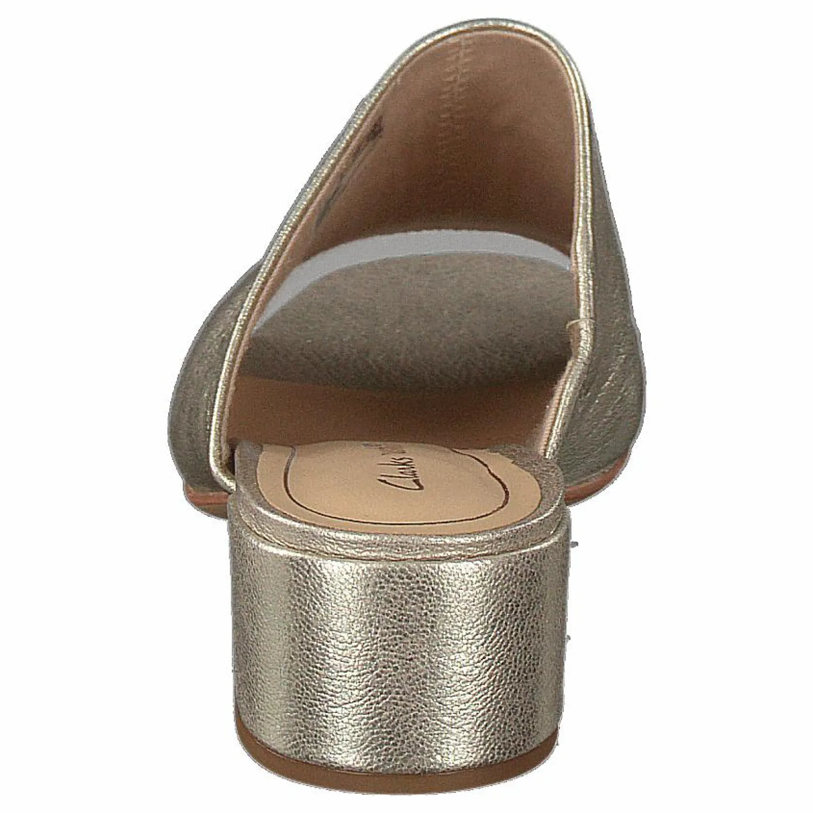 Clarks Orabella Daisy Champagne Leather