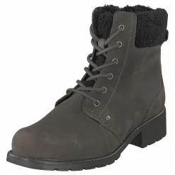 Clarks Orinoco Dusk Dark Grey Lea