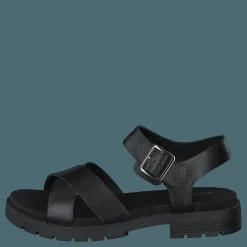 Clarks Orinoco Strap Black Leather