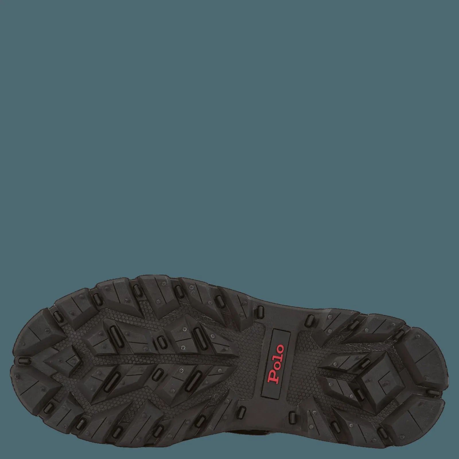 Polo Ralph Lauren Oslo Waterproof Suede & Oxford Boot Chocolate Brown/Rl2000 Red