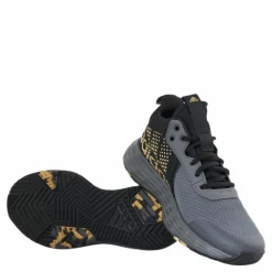Barn adidas Ownthegame 2.0 Shoes Grey Five / Matte Gold / Core Black