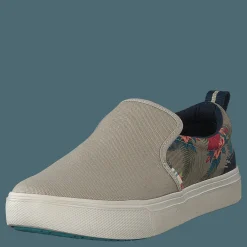 Toms Oxfd Tan Cvs/trop Pr Mn Trlt S Natural