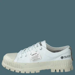 Palladium Pallashock Lo Org Star White