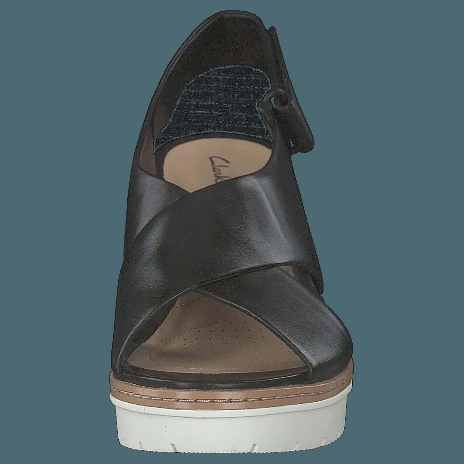 Clarks Palm Candid Black Leather