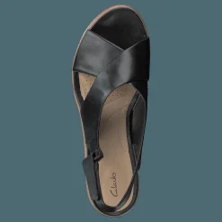 Clarks Palm Candid Black Leather