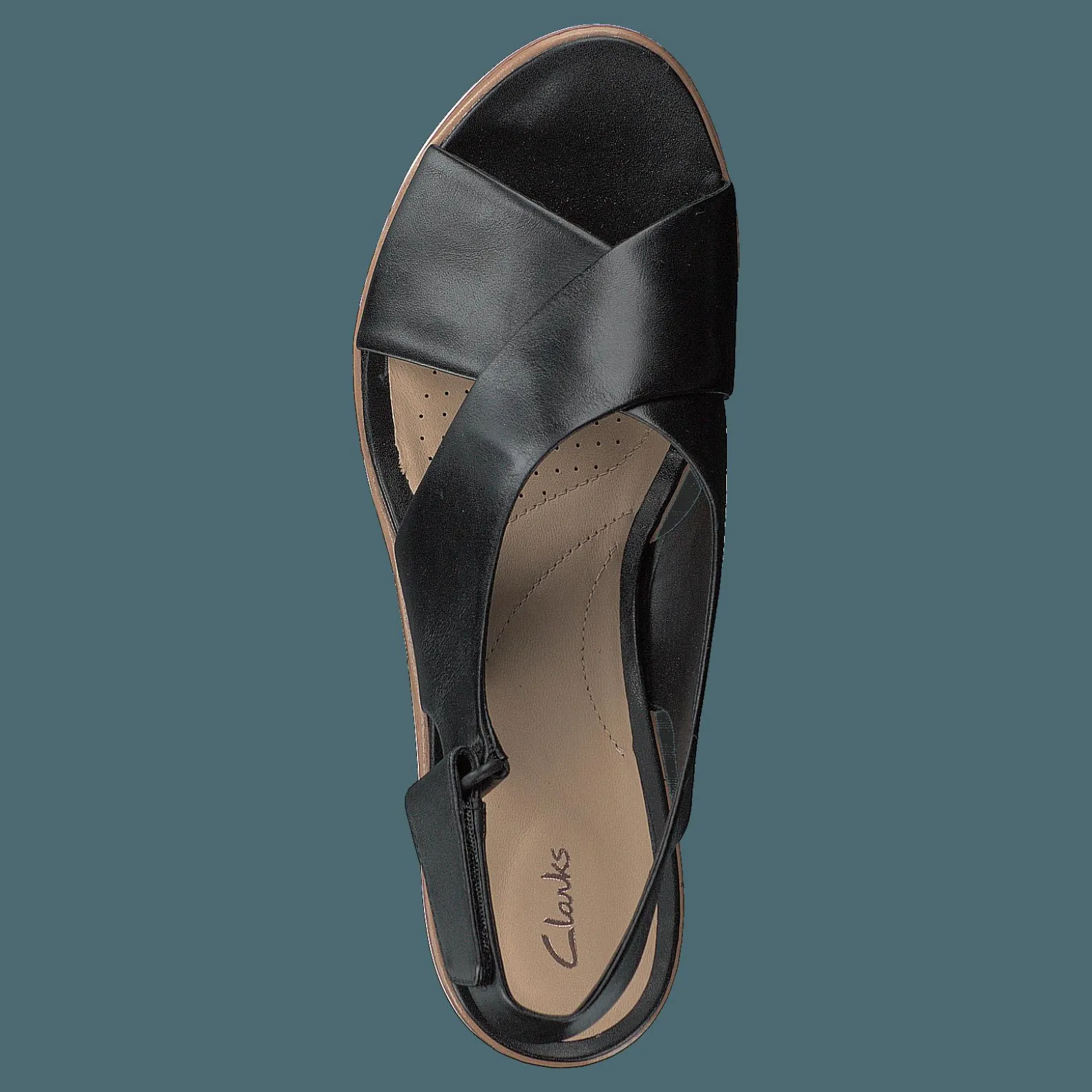 Clarks Palm Candid Black Leather