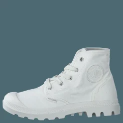 Palladium Pampa Hi Ladies Star White