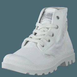 Palladium Pampa Hi Ladies Star White