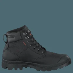 Palladium Pampa Shield Wp+ Lth Black