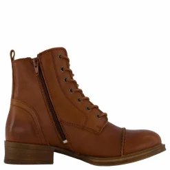 Ten Points Pandora Laced Boots Cognac