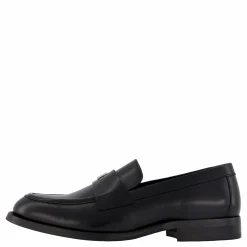 Tommy Hilfiger Party Abrasivato Leather Loafe Black