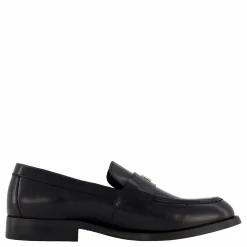 Tommy Hilfiger Party Abrasivato Leather Loafe Black