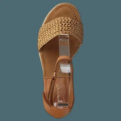 Gant Pelicanbay Wedge Sandal G224 - Fudge Caramel