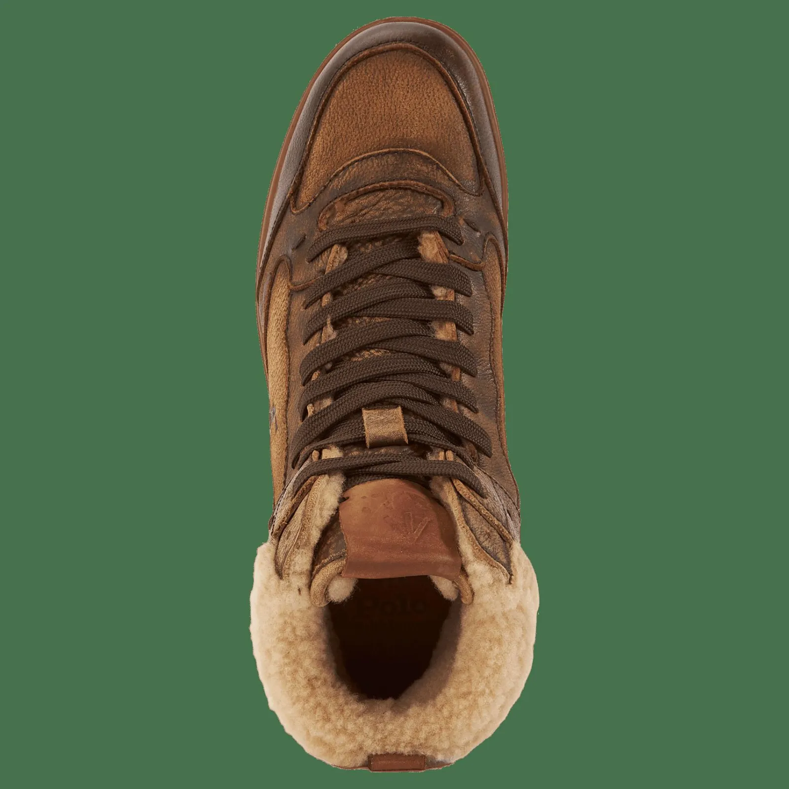 Polo Ralph Lauren Polo Crt Hgh-sneakers-low Top Brown