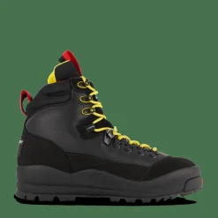 Polo Ralph Lauren Polo Sport Hiker Leather Boot Black / Yellow / Red