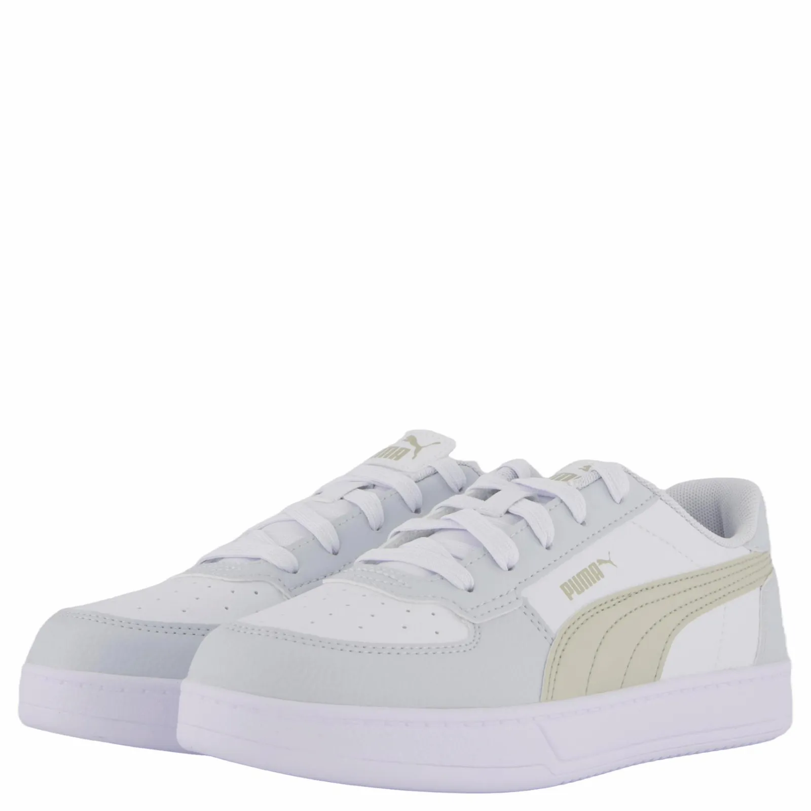 Barn Puma Caven 2.0 Ps White-desert Dust-silver