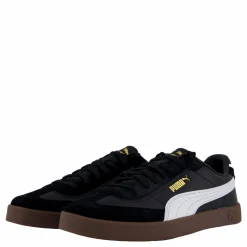 Puma Club Ii Era Black- White- Gol