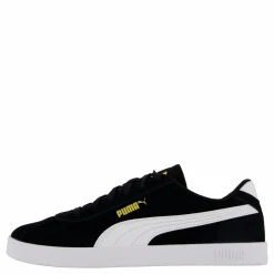Puma Club Ii Black- White- Gol