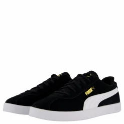 Puma Club Ii Black- White- Gol