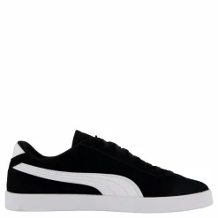 Puma Club Ii Black- White- Gol
