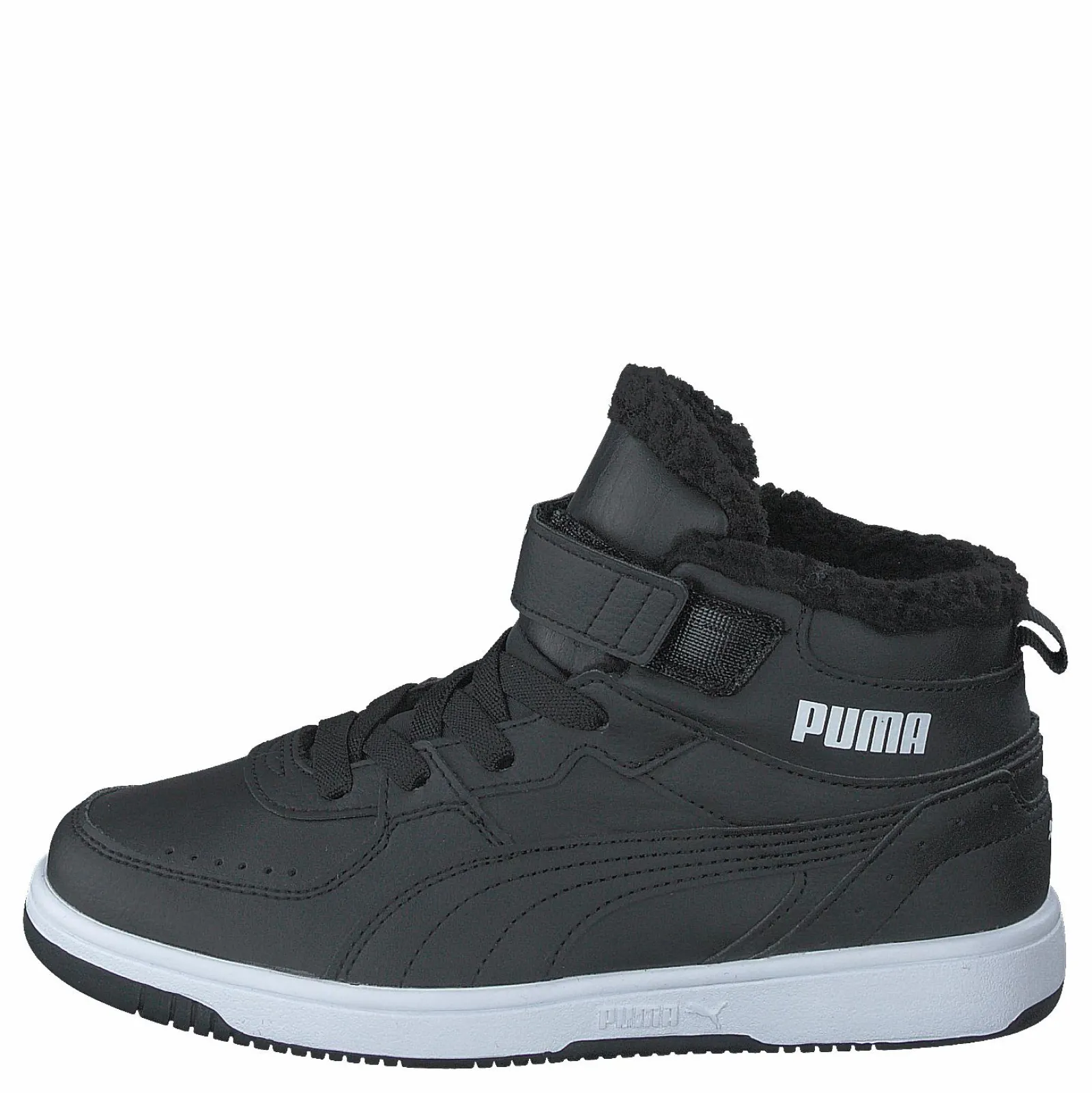 Barn Puma Rebound Joy Fur Ps Black- White