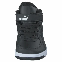 Barn Puma Rebound Joy Fur Ps Black- White